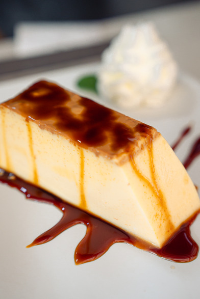 Flan casero La Proa de Teatinos Málaga - Los mejores postres en los restaurantes de Teatinos